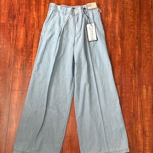 BCBGeneration Denim Trousers in Light Blue